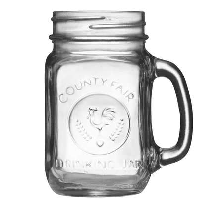 LIBBEY Libbey 16.5 oz. Drinking Jar, PK12 97085